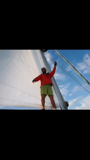 Alex in his element. An experienced sailor taking on the journey from Azores to Lisbon. It’s not just a trip — it’s the challenge, the freedom, and the simplicity of someone who feels at home at sea