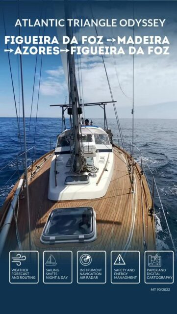 Love Sailing? This summer, have a true Oceanic Odyssey in the Atlantic. 🌊

Join us aboard SY MICA, a comfortable and safe Hallberg-Rassy 382, for a unique triangle circuit: Figueira da Foz - Madeira - Azores - Figueira da Foz.

📍 Leg 1: Figueira da Foz ➔ Madeira
🗓️ July 8 - 14 | 640nm
📍 Leg 2: Madeira ➔ Azores (Ponta Delgada)
🗓️ July 16 - 21 | 540nm
📍 Leg 3: Azores ➔ Figueira da Foz
🗓️ July 24 - 31 | 820nm

Contact us now to receive the detailed itinerary, pricing, and a preparation guide, sent directly to your WhatsApp and email

#sailinglife #sailaway #bluewatersailing #yachtlife #oceanadventure
